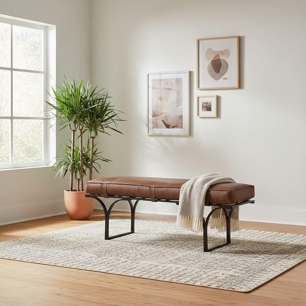 Mercana Jessie 55" x 16" x 20" Bench