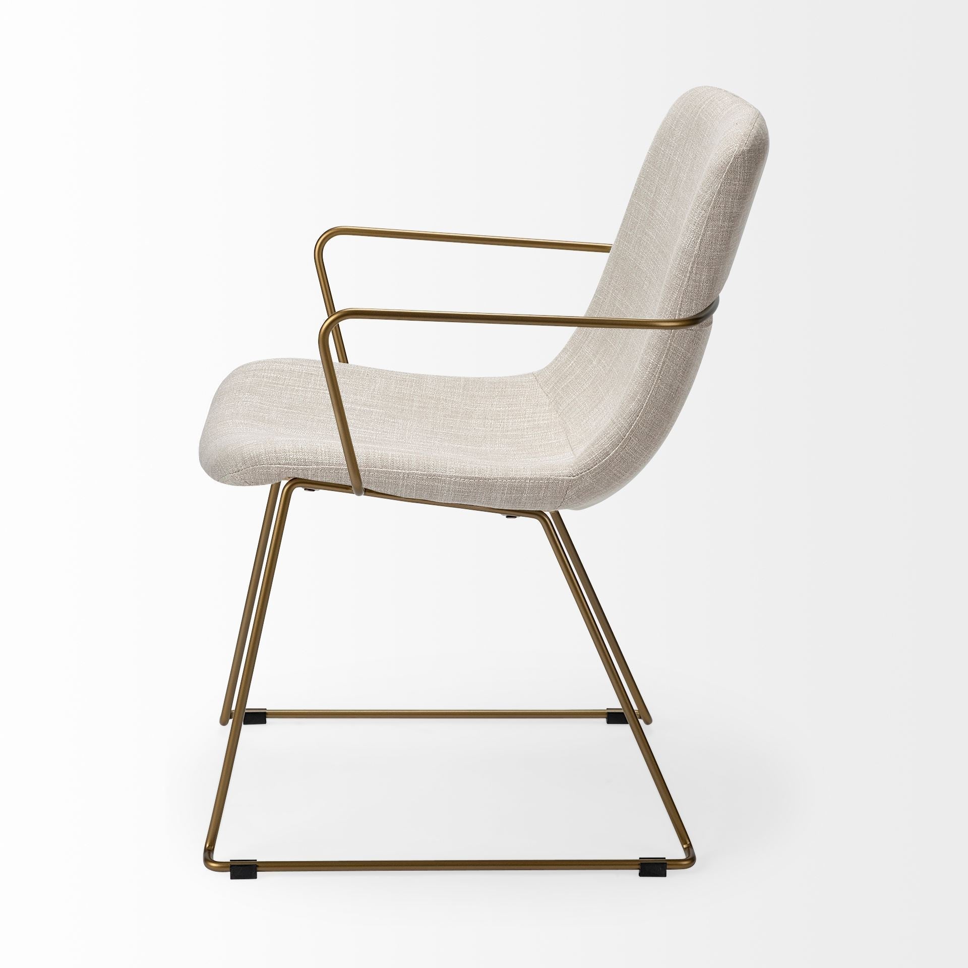 Mercana Sawyer 22.4" x 24.8" x 34.6" Metal Dining Chair (Set of 2)