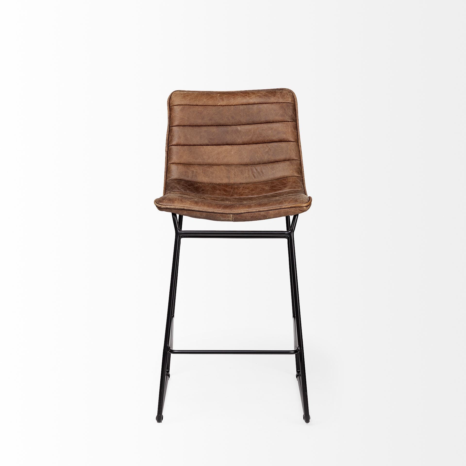 Mercana Meritt 17.3" x 23" x 37" Metal Stool