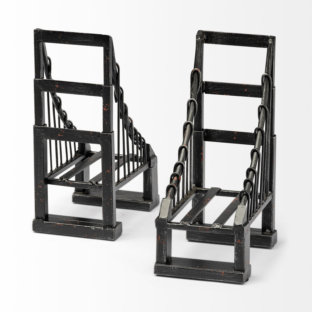 Mercana Suspension 19" x 3.9" x 10" Bookend