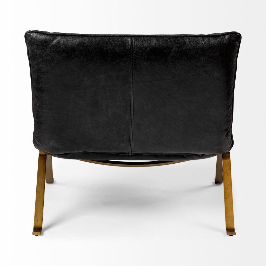 Mercana Flavelle 28" x 33.5" x 27" Iron Side Chair