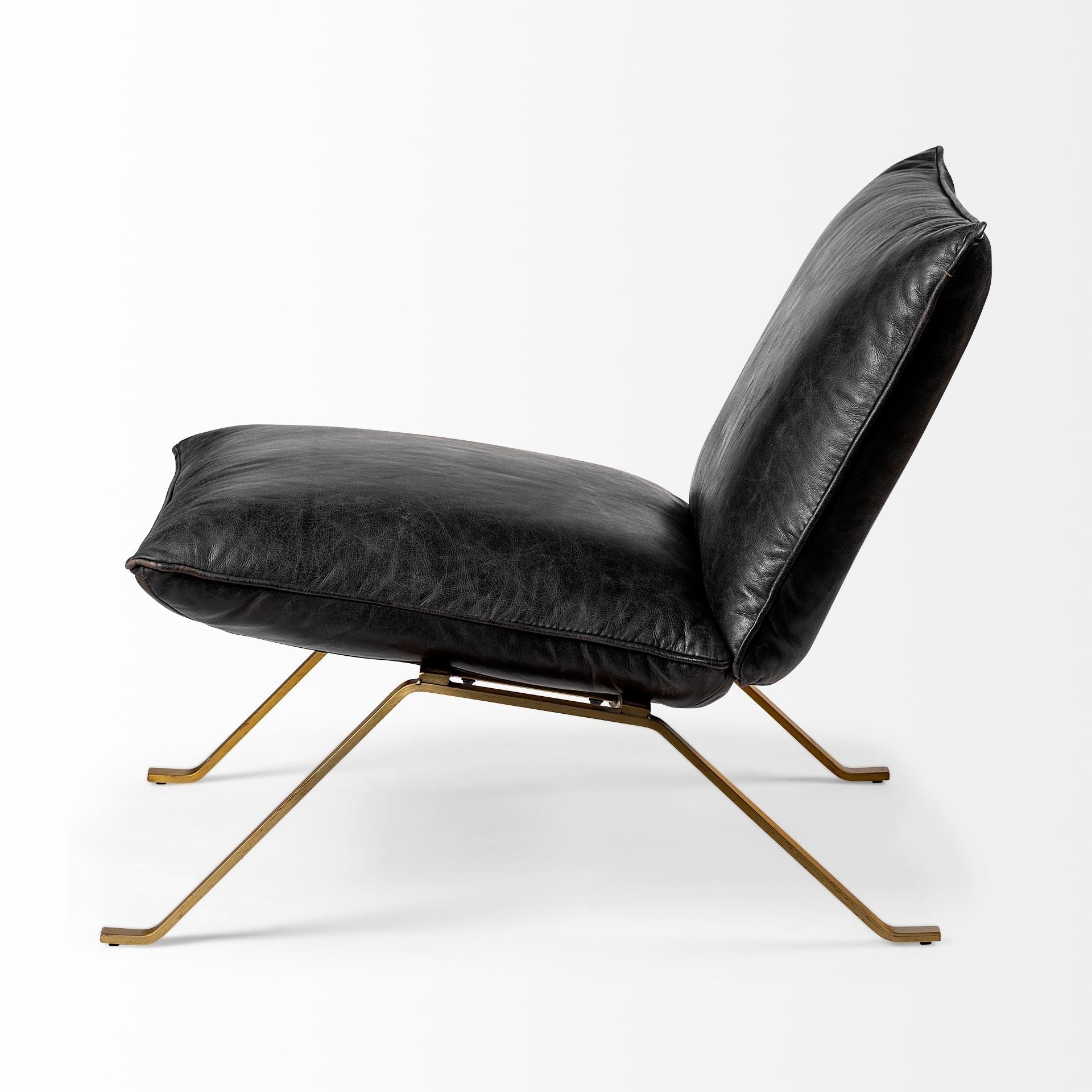 Mercana Flavelle 28" x 33.5" x 27" Iron Side Chair