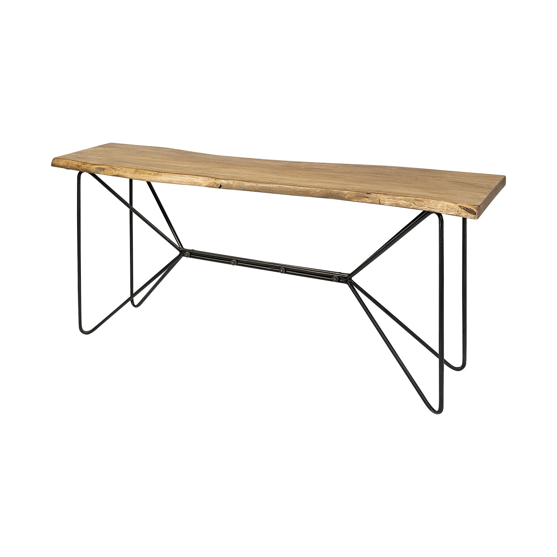 Mercana Papillion 66" x 17" x 29" Iron Console Table