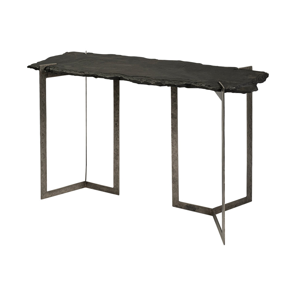Mercana Shale 50" x 19.5" x 30.5" Iron Console Table