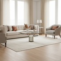 Mercana Jacinta 36" x 36" x 16" Glass Coffee Table