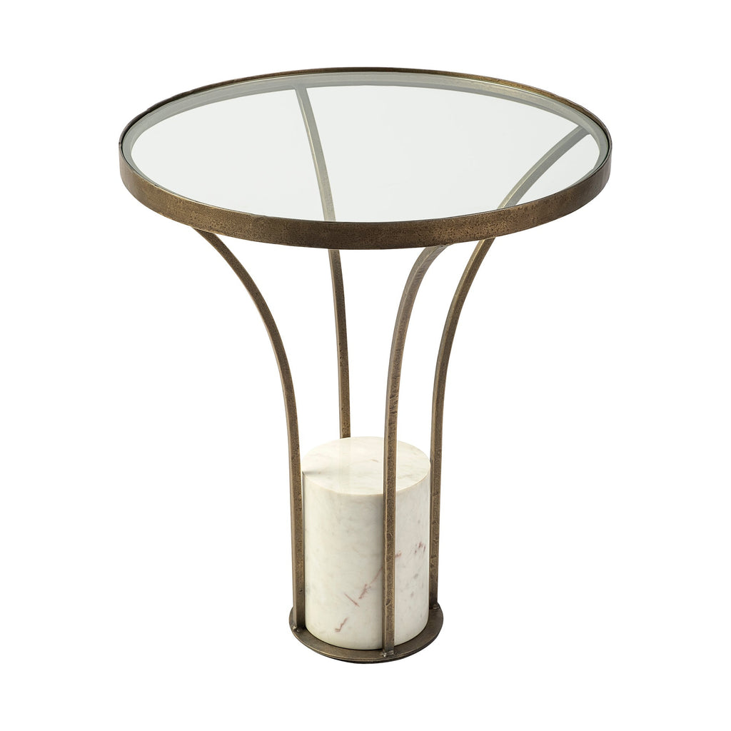 Mercana Jacinta 21" x 21" x 24" Metal Side Table
