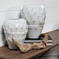 Mercana Julian 8.3" x 8.3" x 11.4" Ceramic Vase