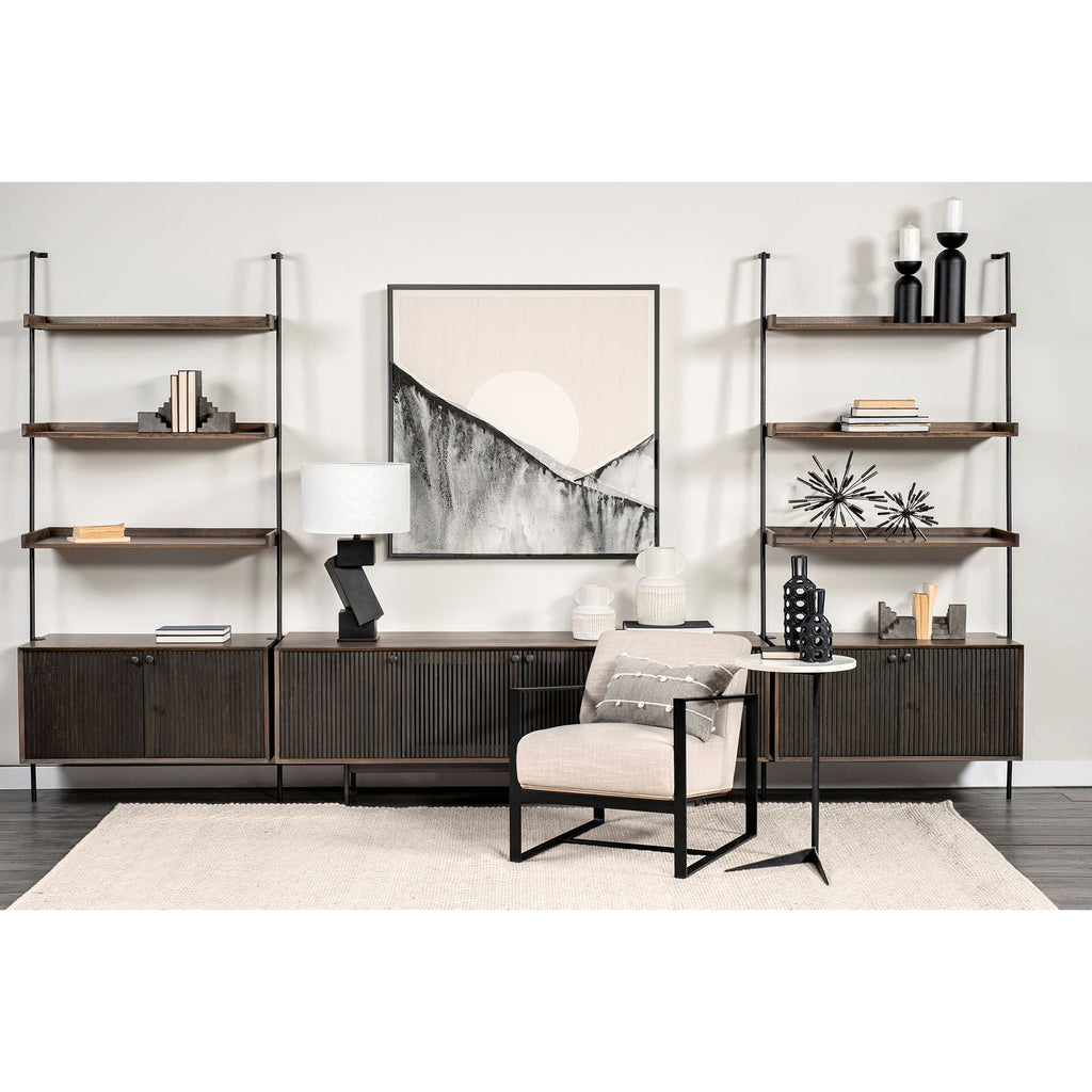 Mercana Ballatine 15" x 15" x 27" Metal Side Table