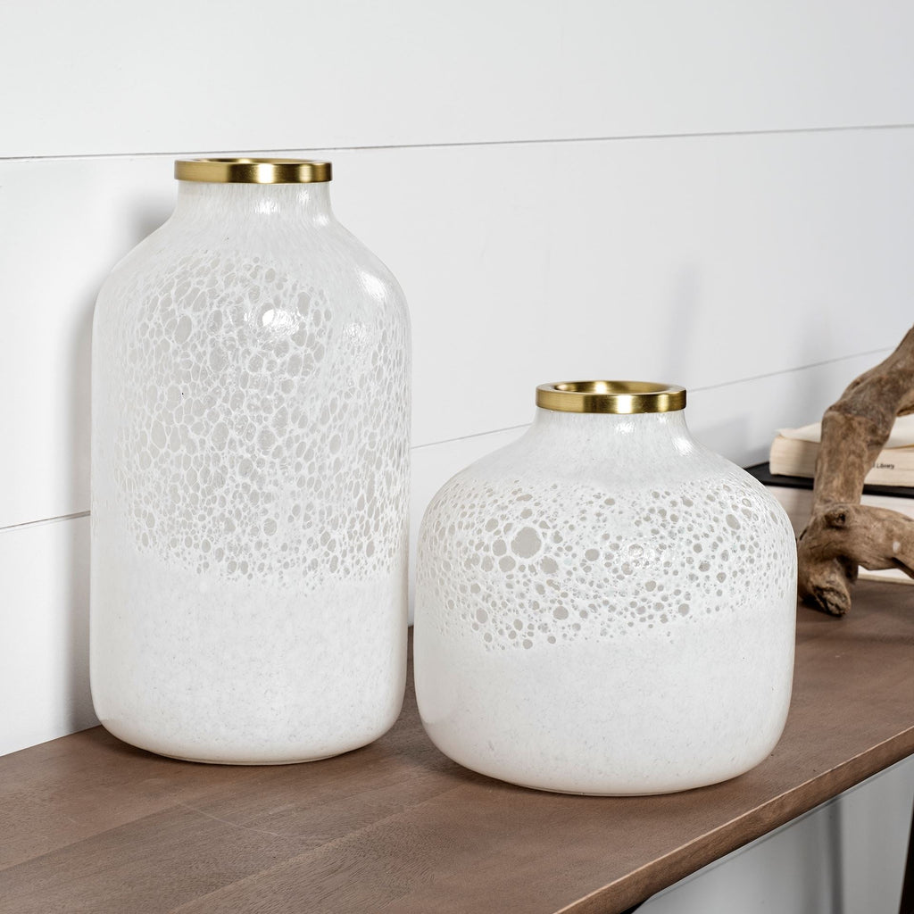 Mercana Pearl 8.4" x 8.4" x 8.5" Vase