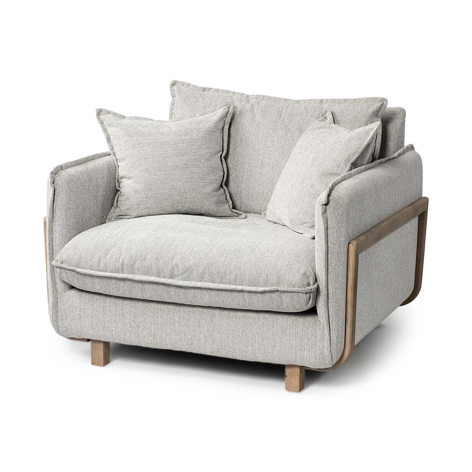 Mercana Roy 43.3" x 41.7" x 33.1" Arm Chair