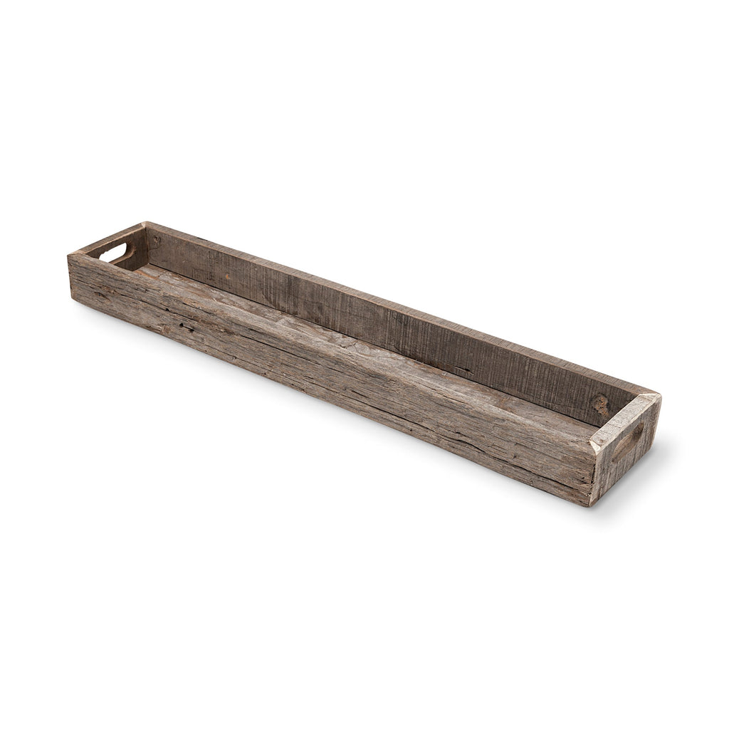 Mercana Vernon 36" x 7" x 3" Solid + Manufactured Wood Tray