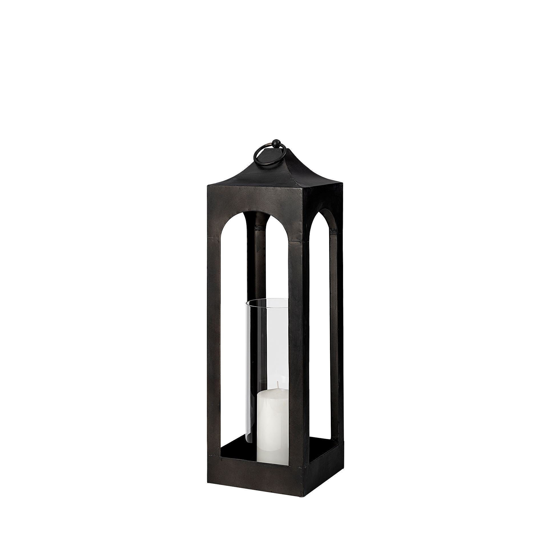 Mercana Ina 6.7" x 6.7" x 29.5" Marble Lantern