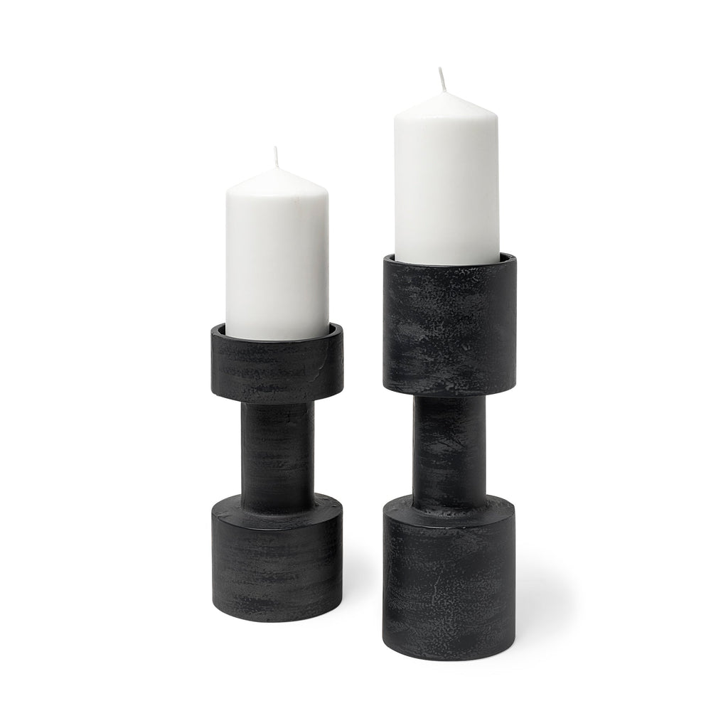 Mercana Bolton 3.9" x 3.9" x 10.6" Metal Candle Holder