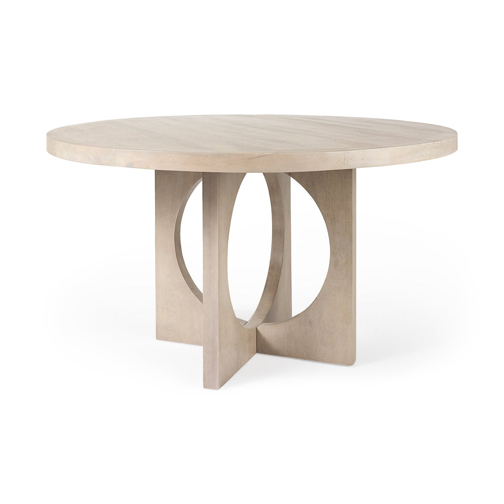 Mercana Liesl 54" x 54" x 30" Solid Wood Dining Table