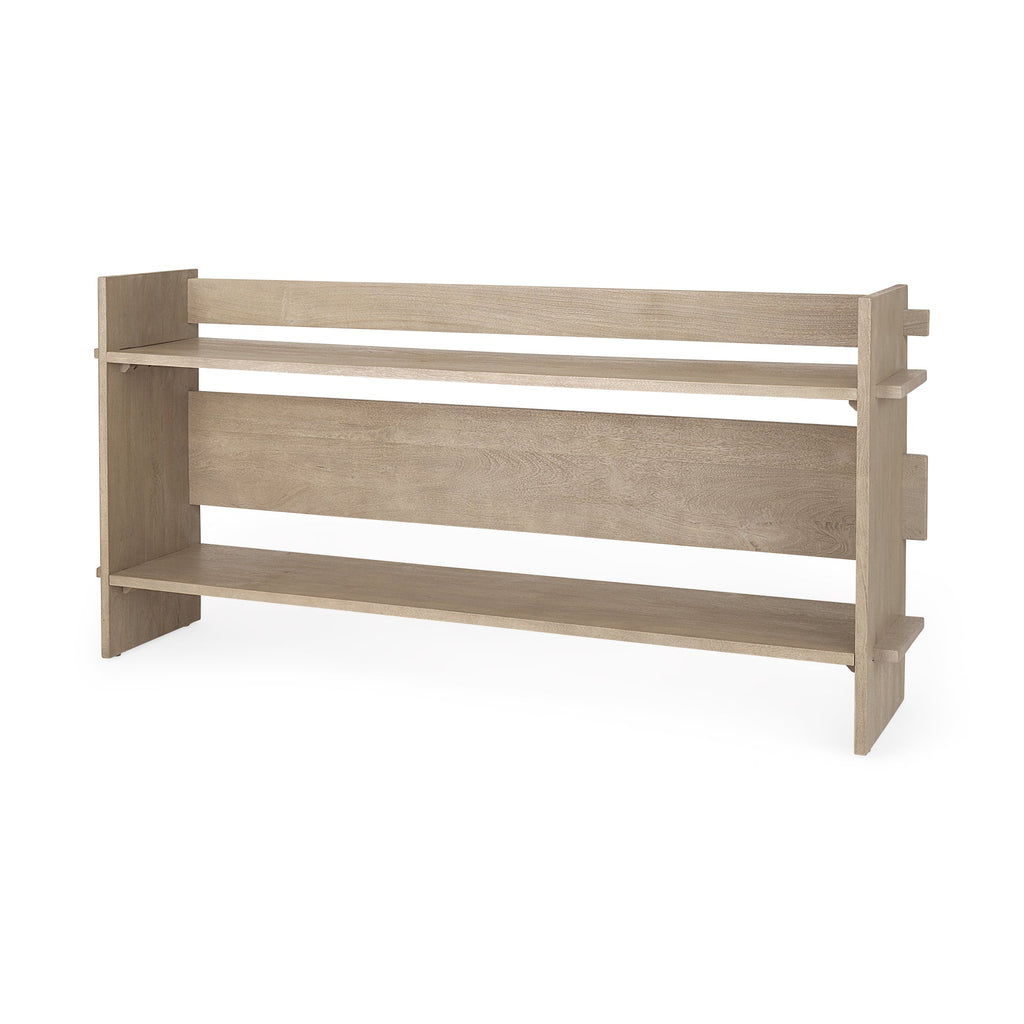 Mercana Aida 76" x 16" x 36" Solid Wood Console Table