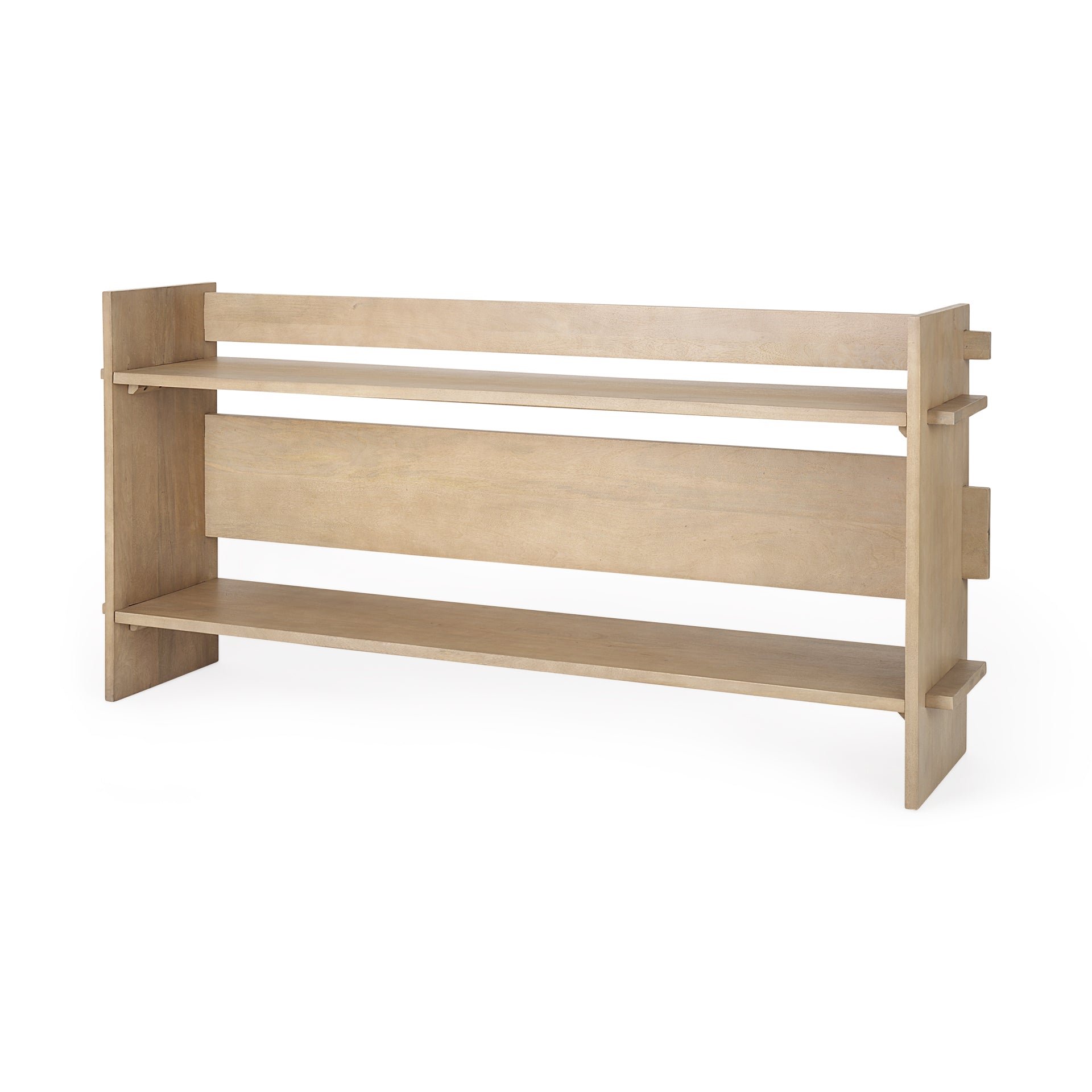 Mercana Aida 76" x 16" x 36" Solid Wood Console Table