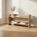Mercana Aida 76" x 16" x 36" Solid Wood Console Table