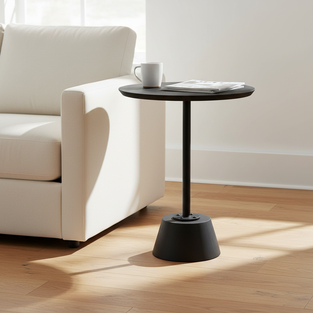 Mercana Maxwell 20" x 20" x 24" Solid Wood Side Table