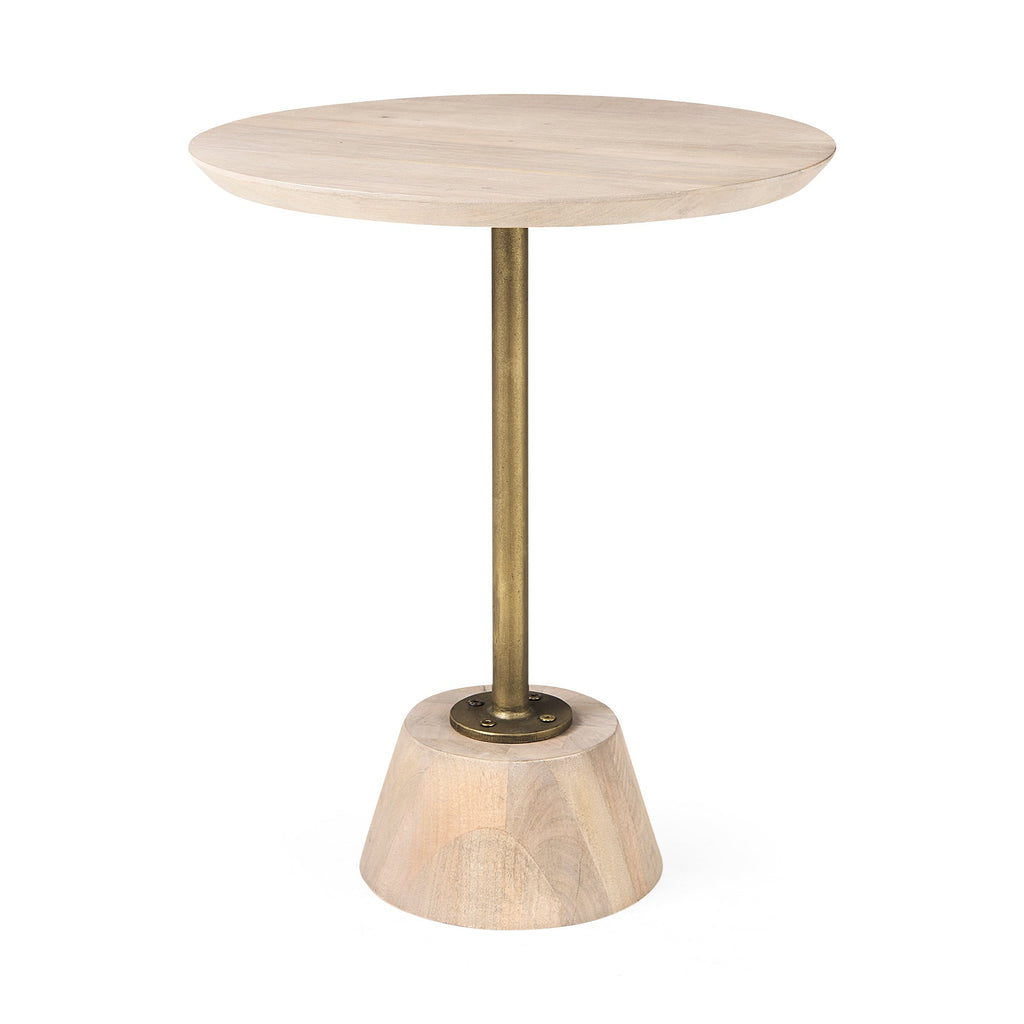 Mercana Maxwell 20" x 20" x 24" Solid Wood Side Table