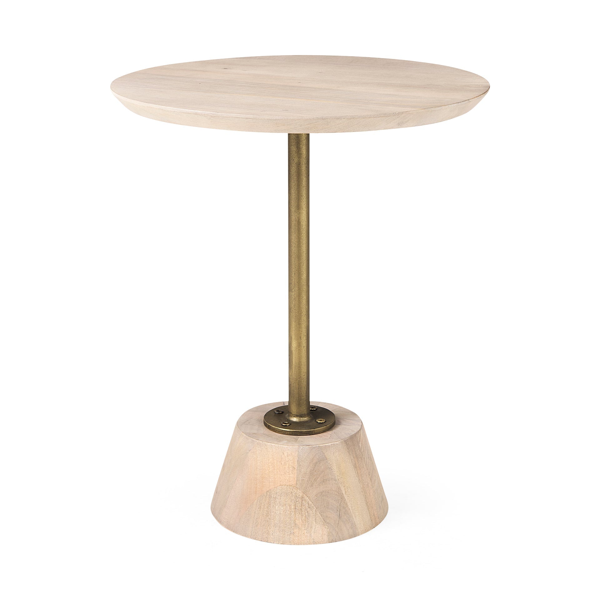 Mercana Maxwell 20" x 20" x 24" Solid Wood Side Table