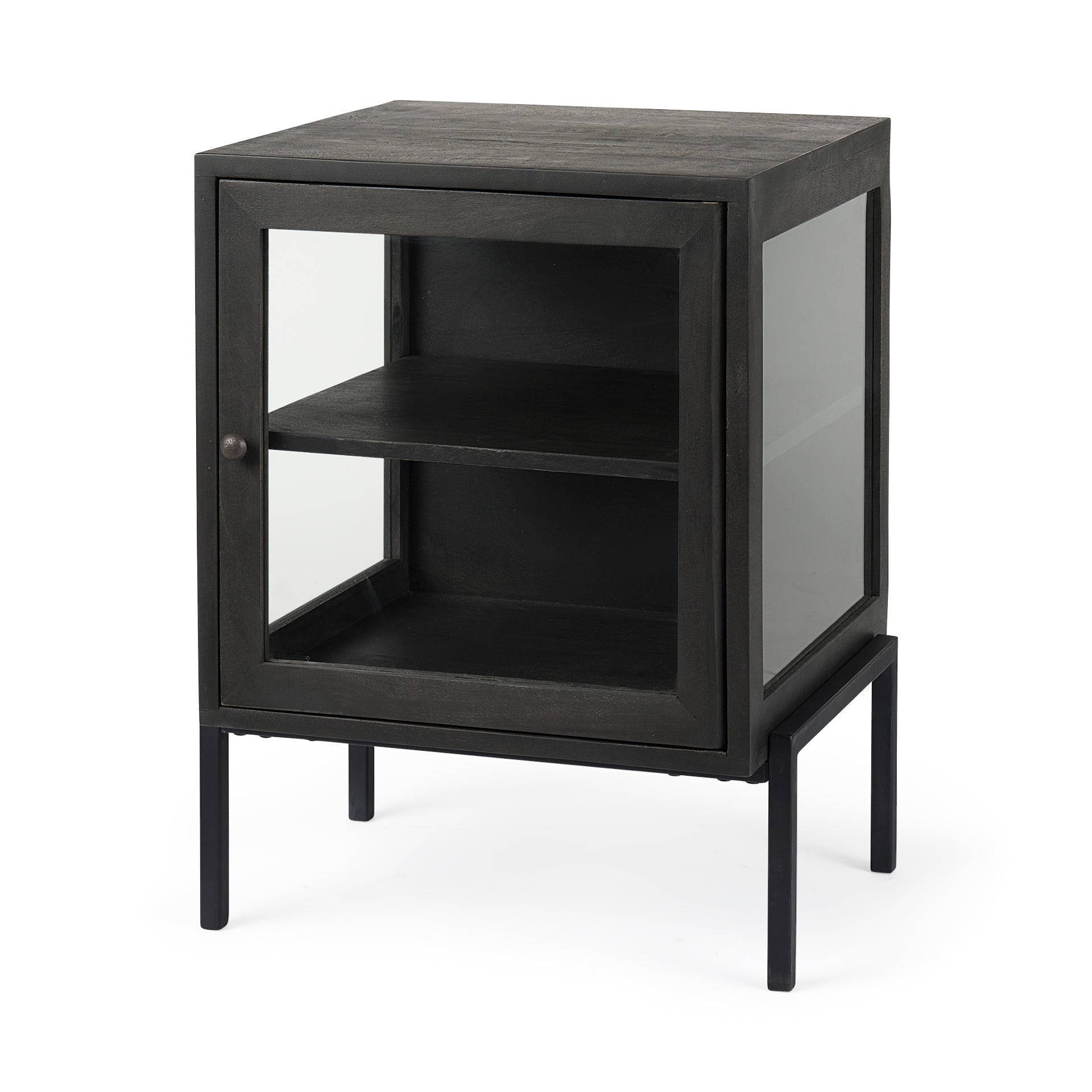 Mercana Arelius 20" x 18.8" x 26" Solid Wood Side Table