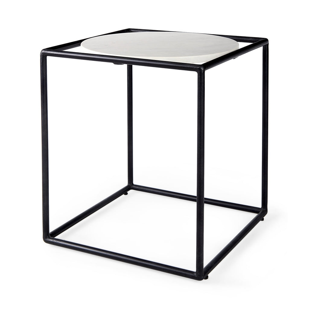 Mercana Austen 20" x 20" x 22" Metal Side Table