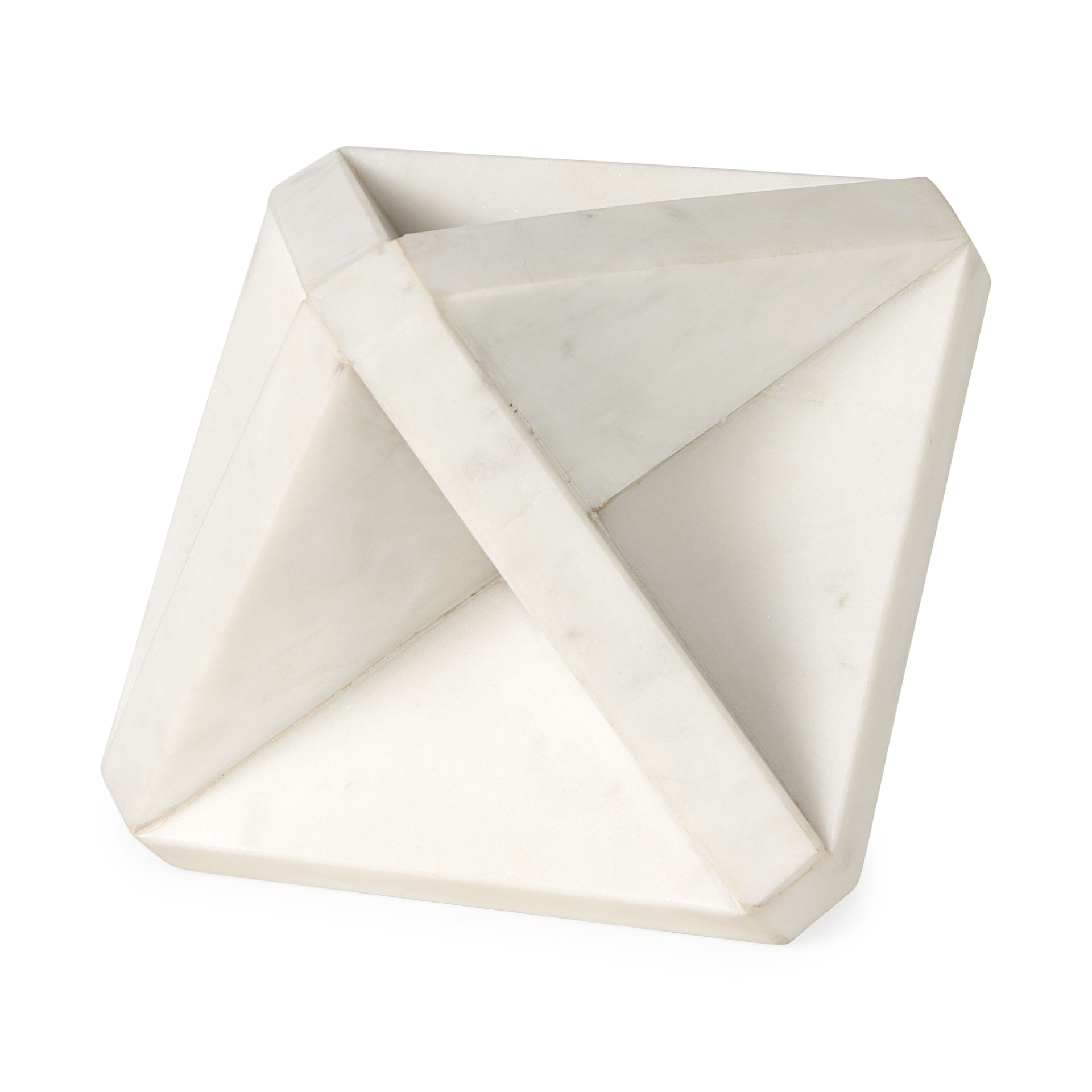 Mercana Sophia 5.5" x 5.5" x 8.5" Marble Decorative Object