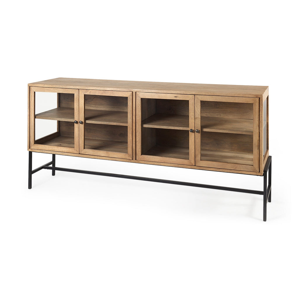 Mercana Arelius 70" x 18.8" x 32" Solid Wood Sideboard