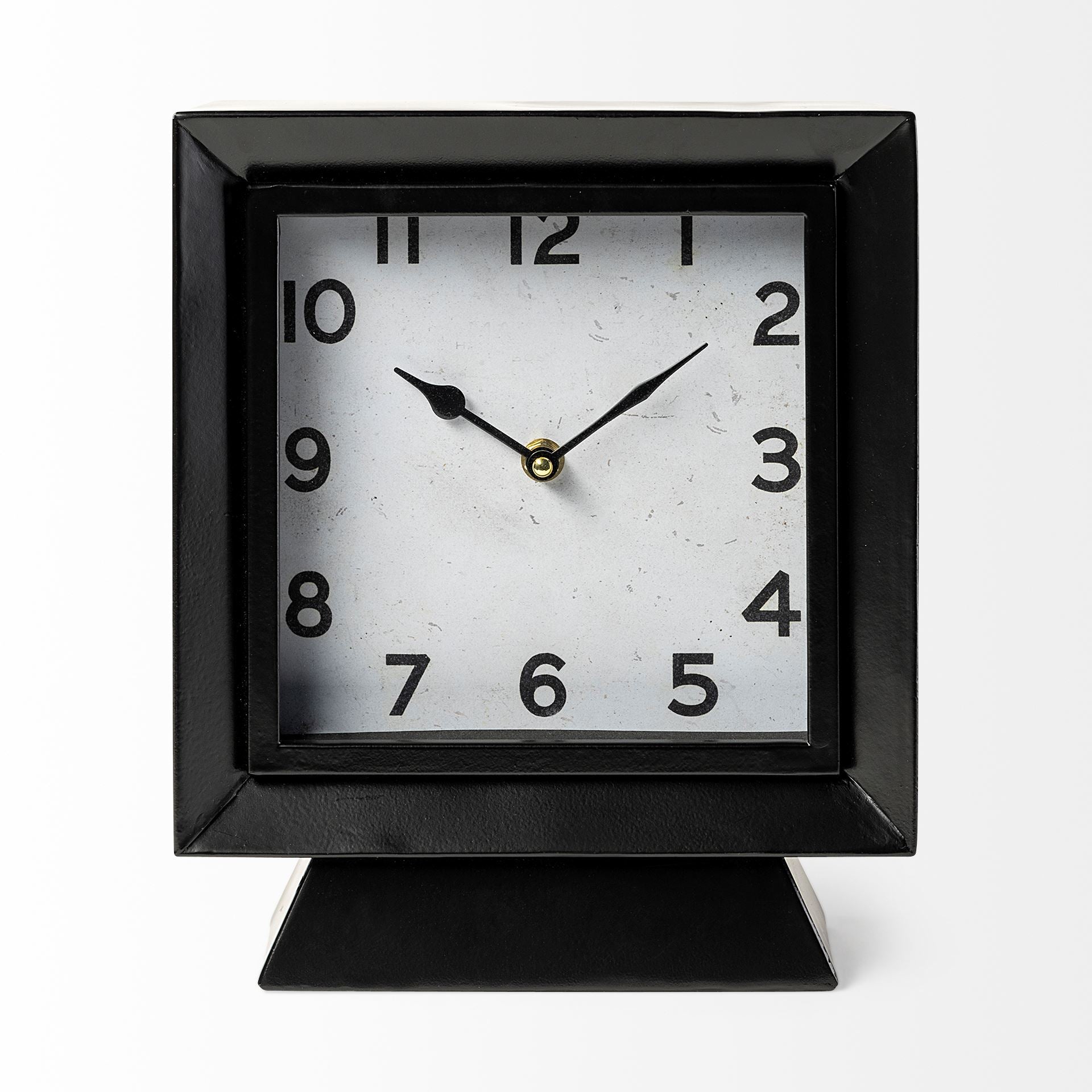 Mercana Ralph 9.3" x 4.3" x 10.8" Metal Table Clock