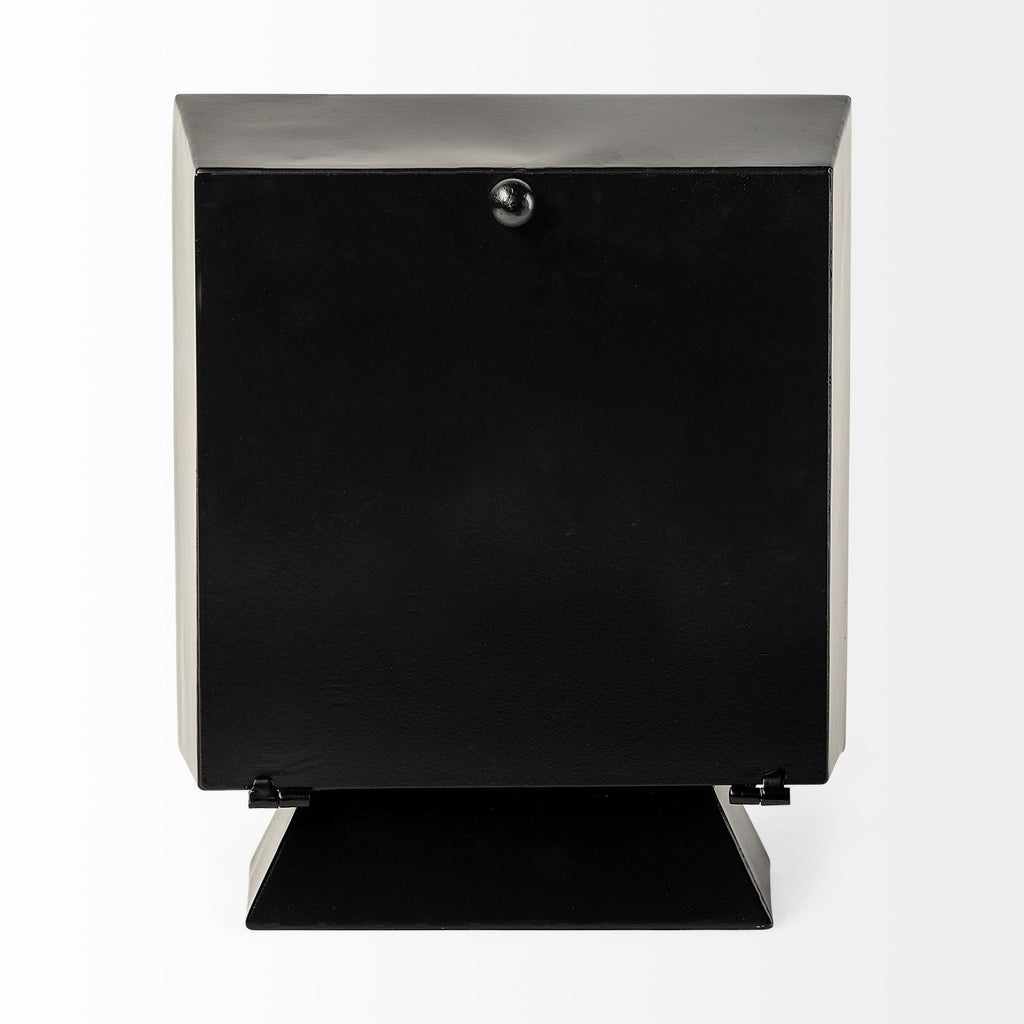 Mercana Ralph 9.3" x 4.3" x 10.8" Metal Table Clock