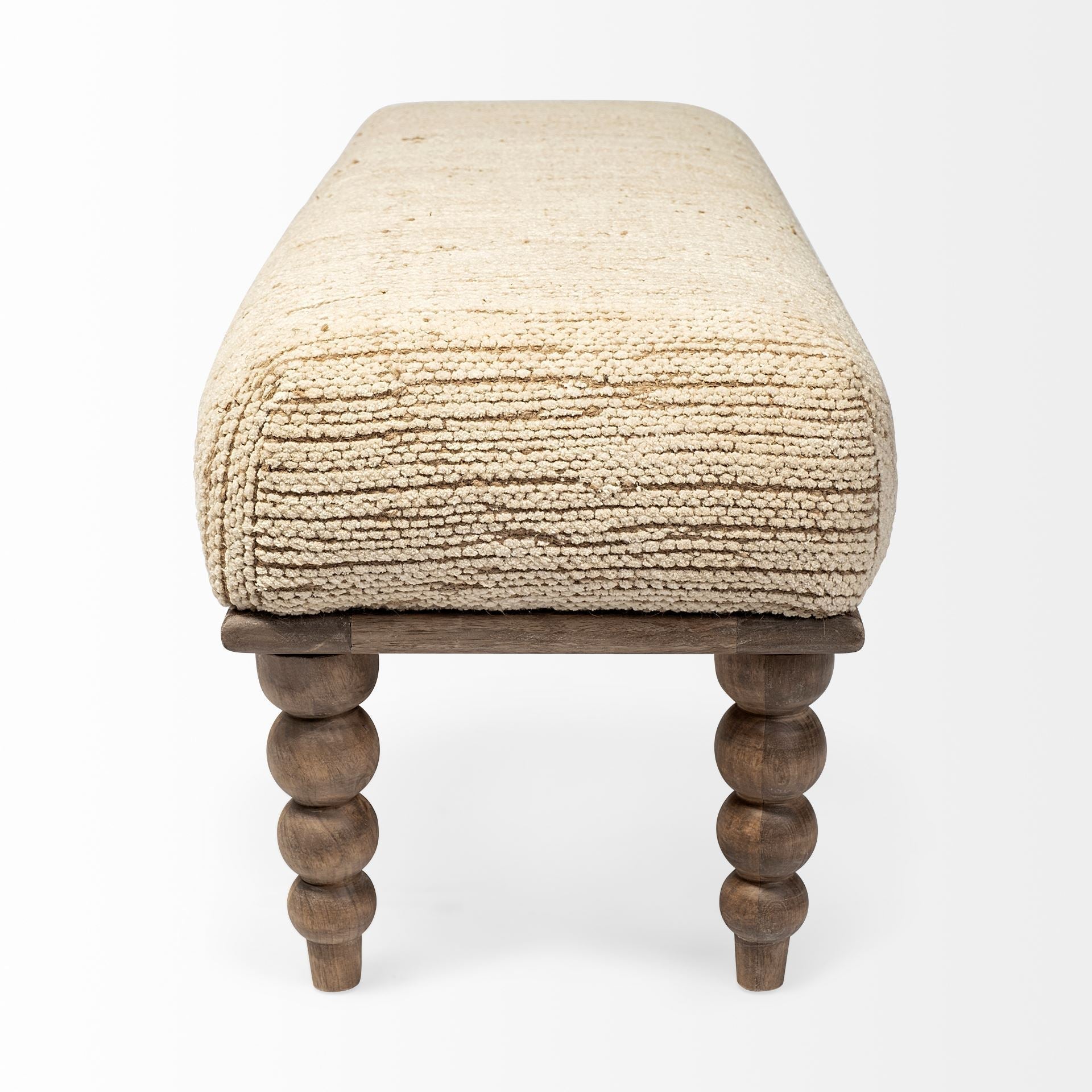 Mercana Alder 55" x 17" x 18" Solid Wood Bench