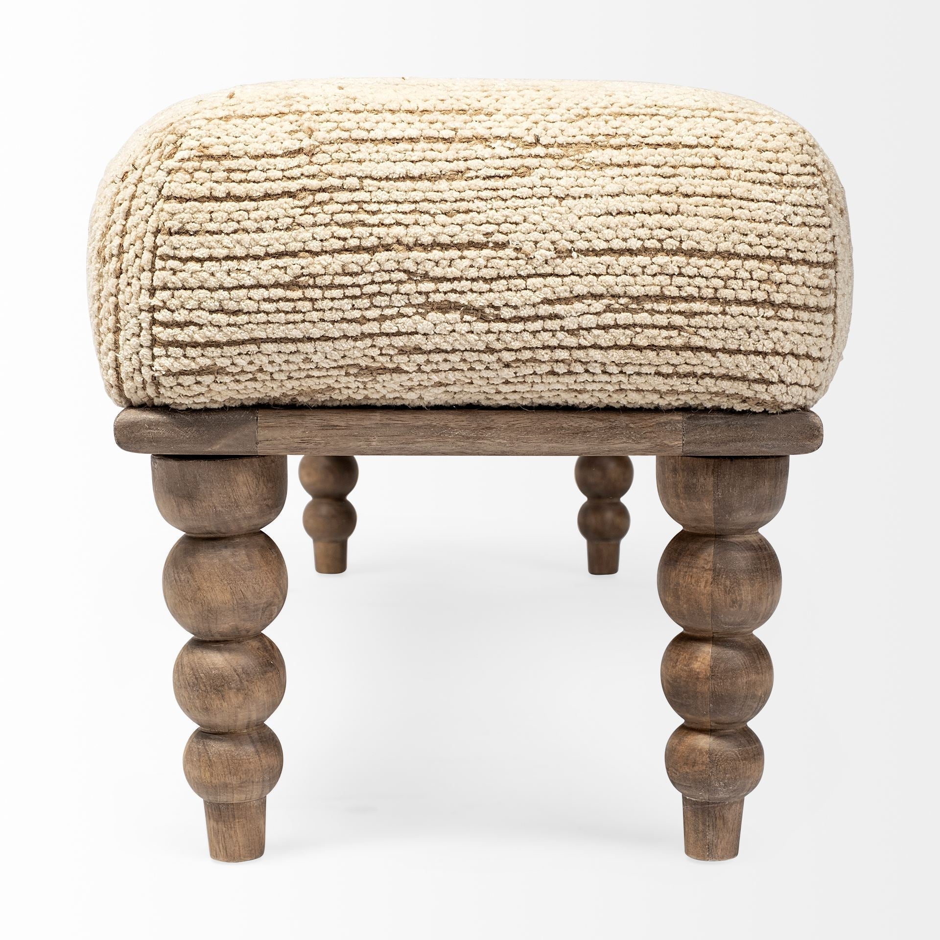 Mercana Alder 55" x 17" x 18" Solid Wood Bench