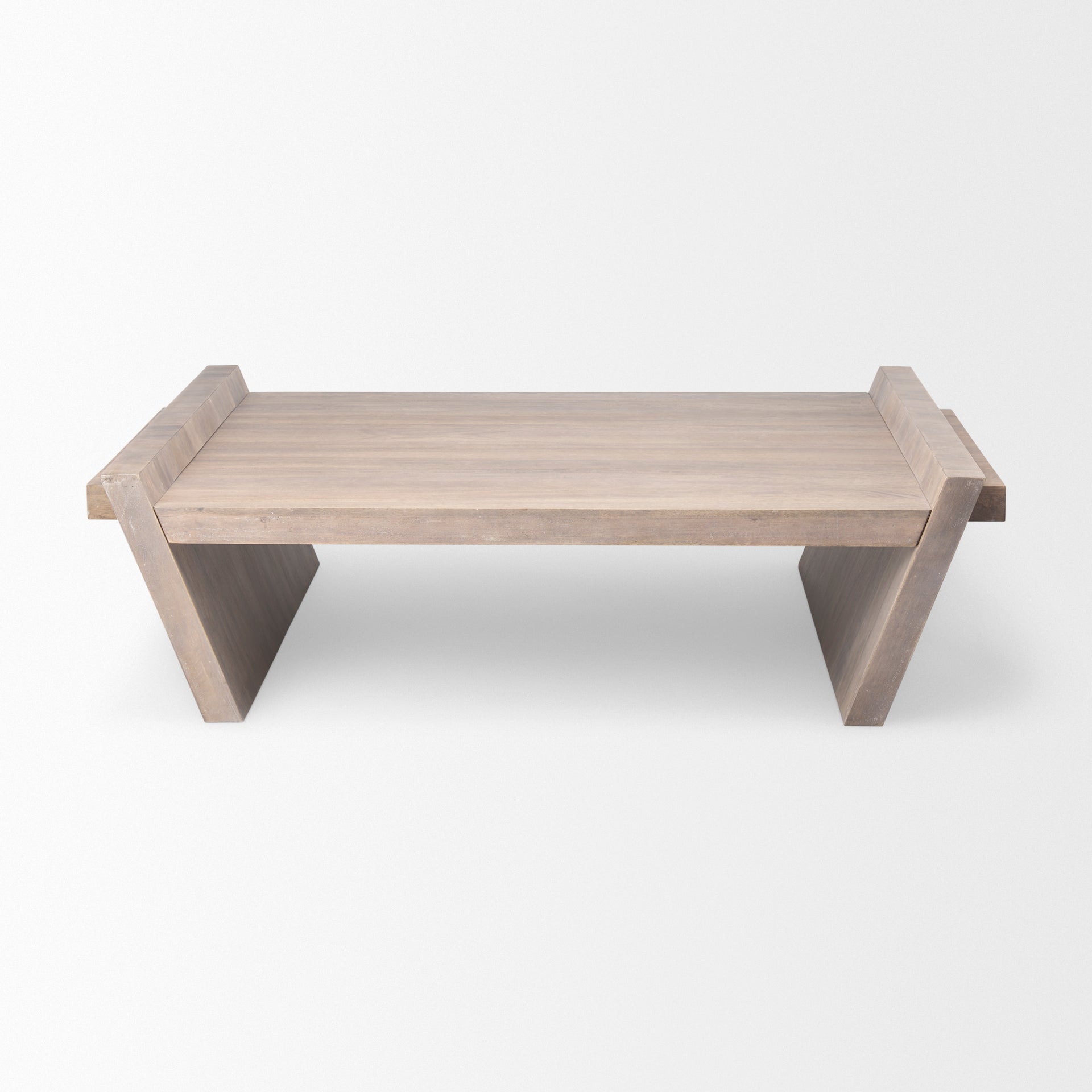 Mercana Elaine 59" x 36" x 16" Solid Wood Coffee Table