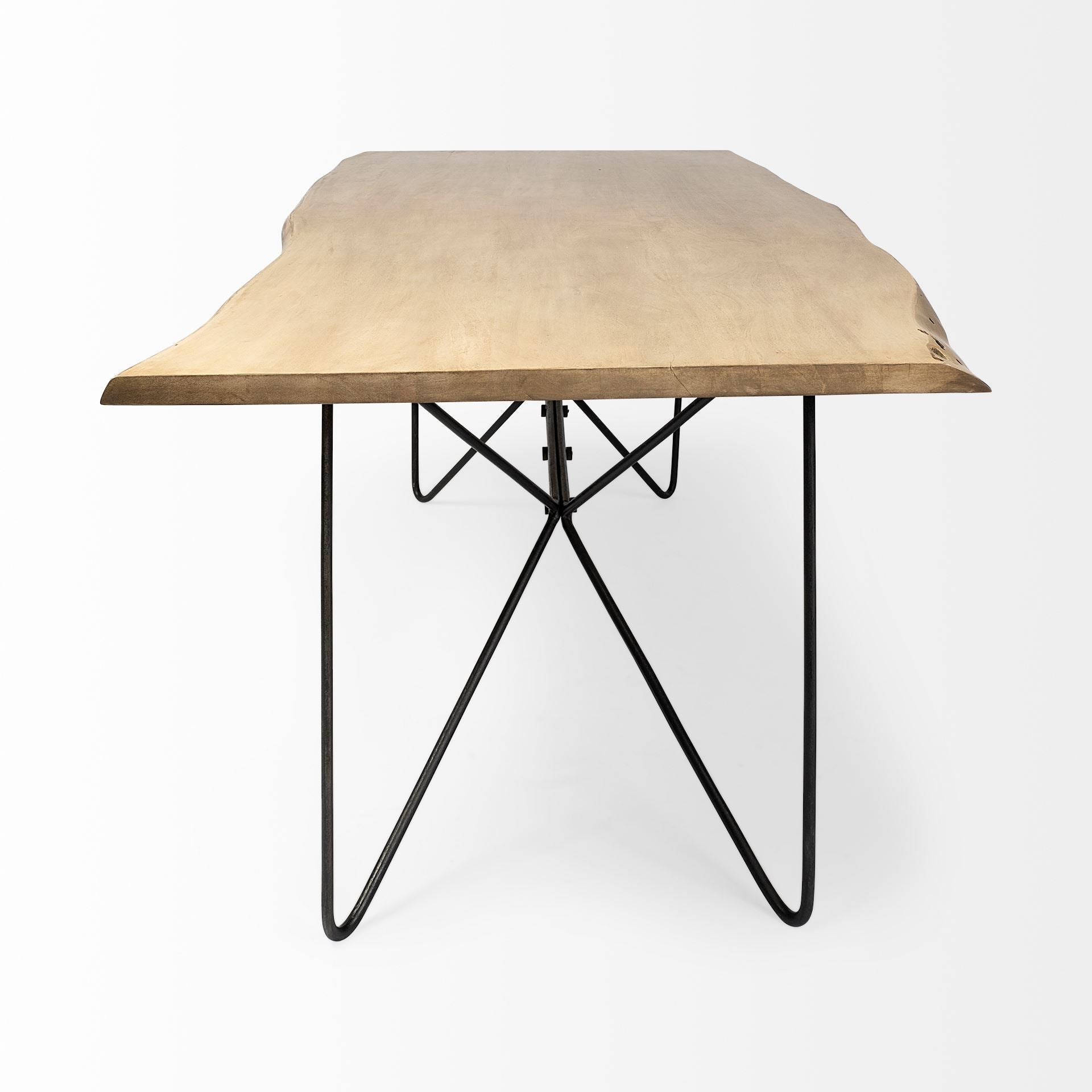 Mercana Papillion 84" x 40" x 30" Solid Wood Dining Table