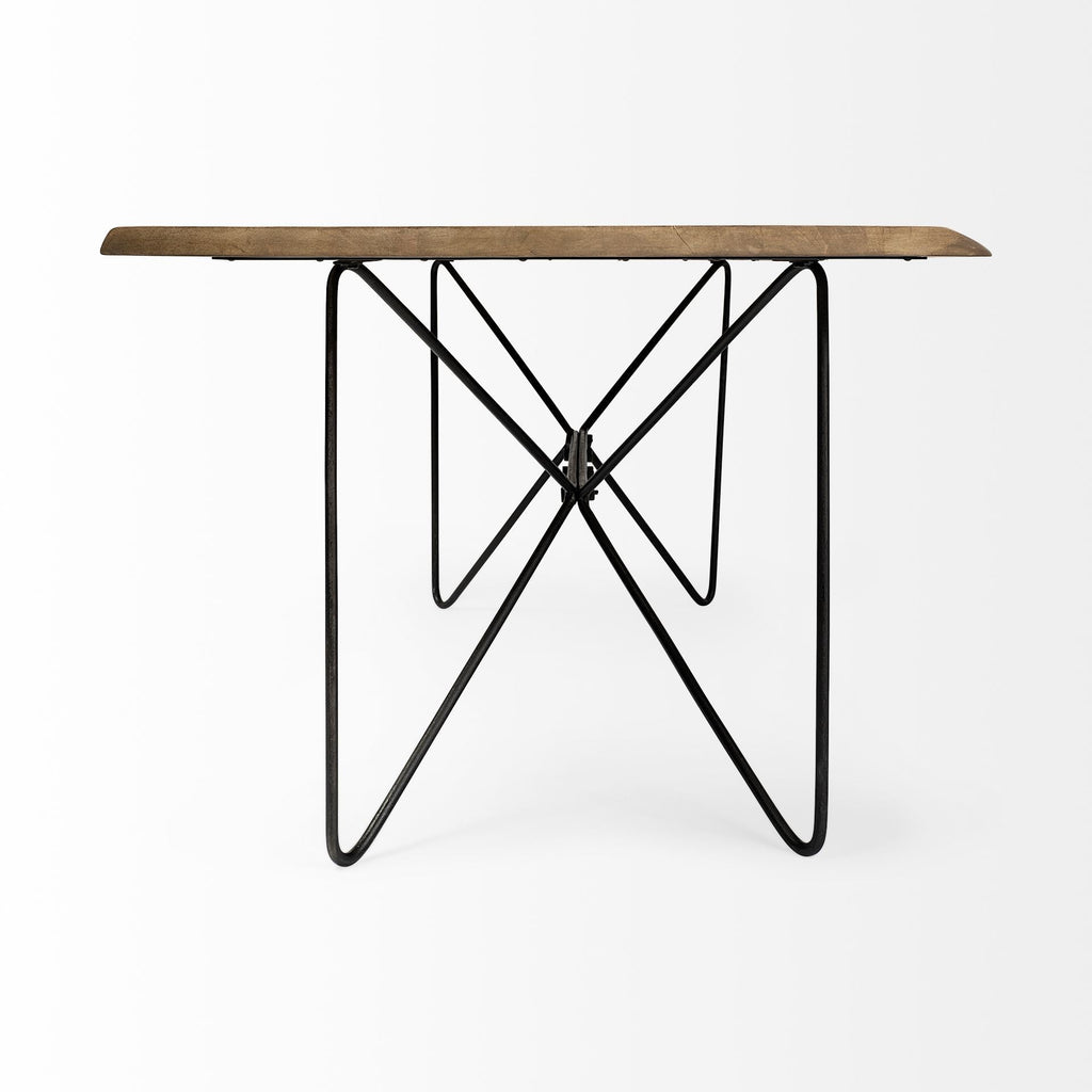 Mercana Papillion 84" x 40" x 30" Solid Wood Dining Table