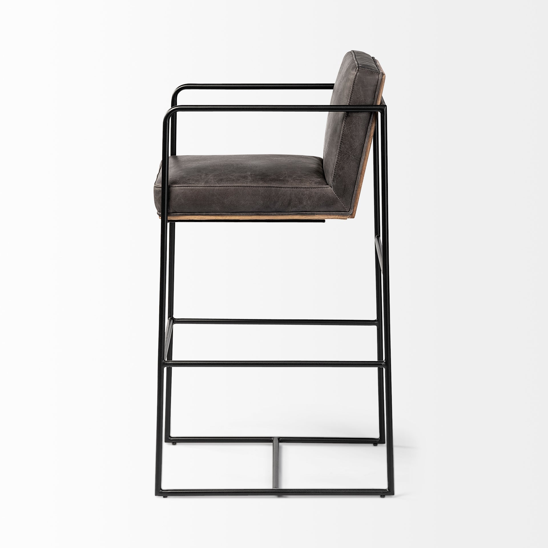Mercana Stamford 18.7" x 22.6" x 40" Wood Stool