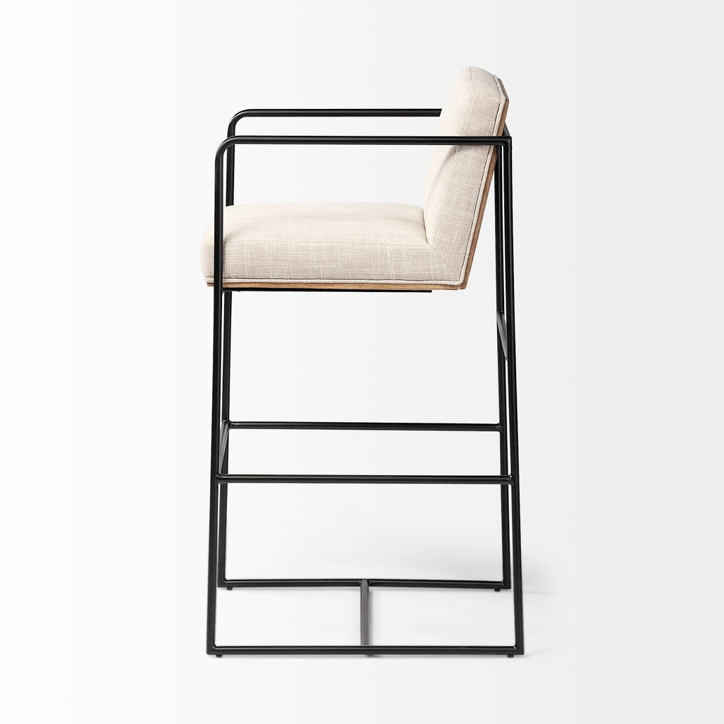 Mercana Stamford 18.7" x 22.6" x 40" Metal Stool