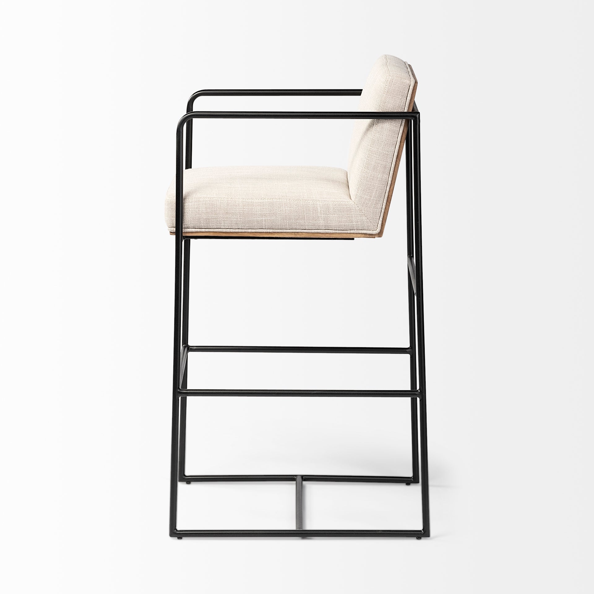 Mercana Stamford 18.7" x 22.6" x 40" Metal Stool