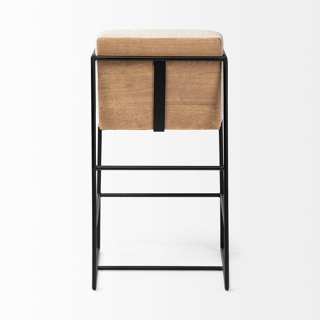 Mercana Stamford 18.7" x 22.6" x 36" Wood Stool