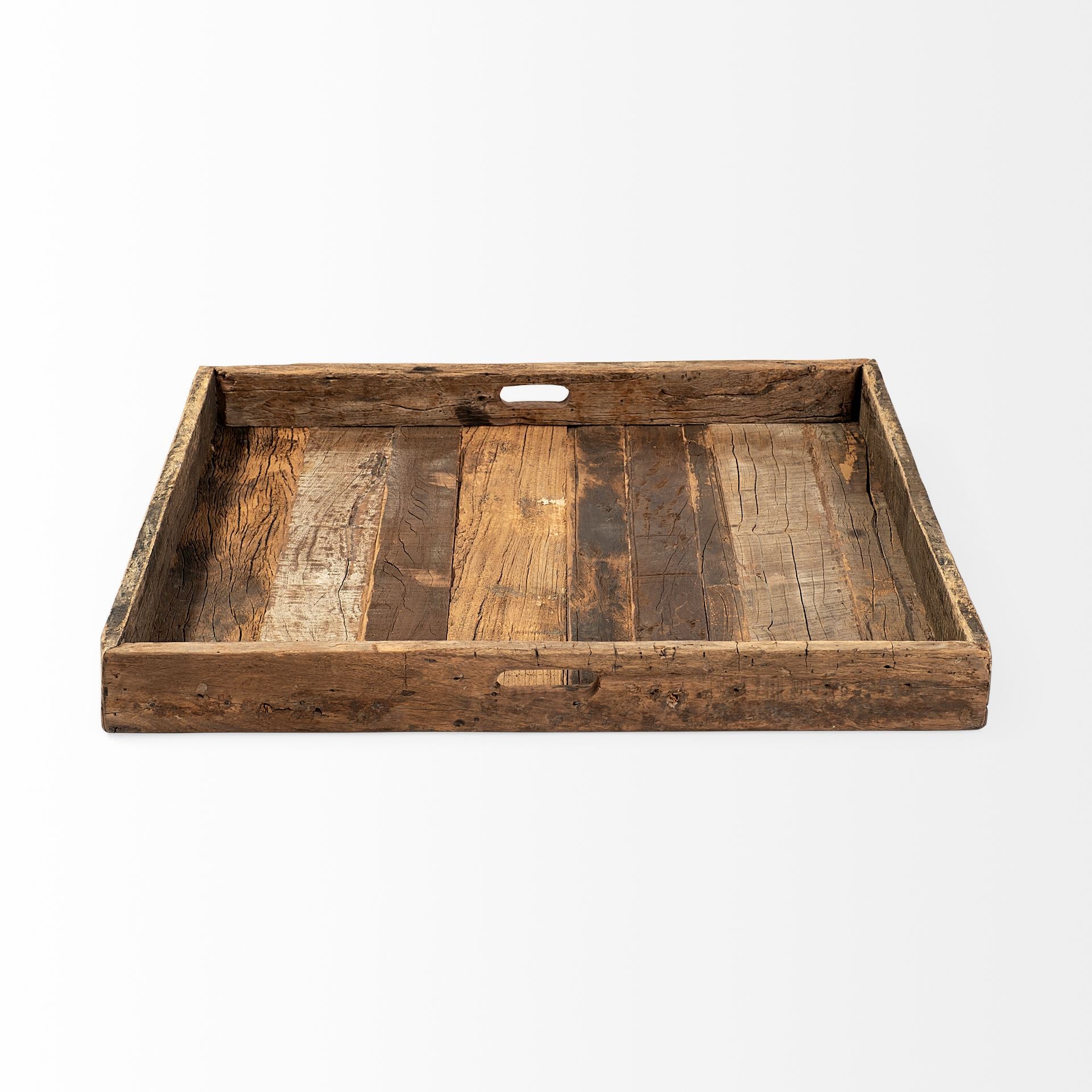 Mercana Carson 30" x 30" x 3" Solid + Manufactured Wood Tray