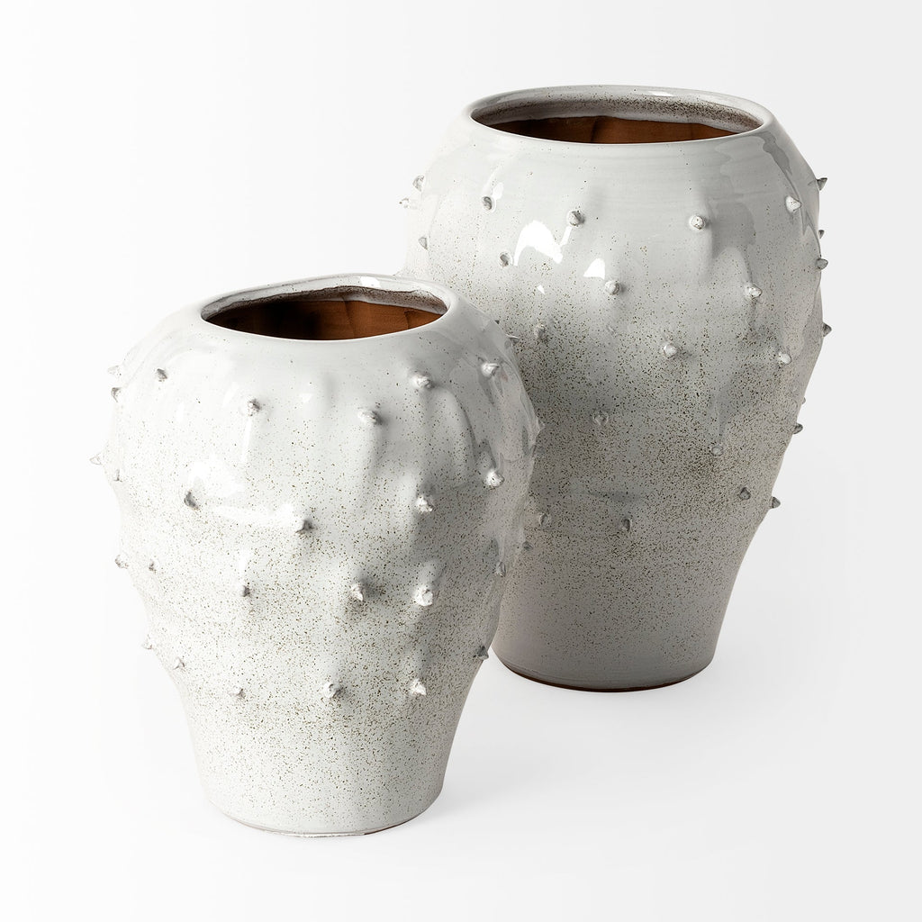 Mercana Julian 10" x 10" x 13.6" Ceramic Vase