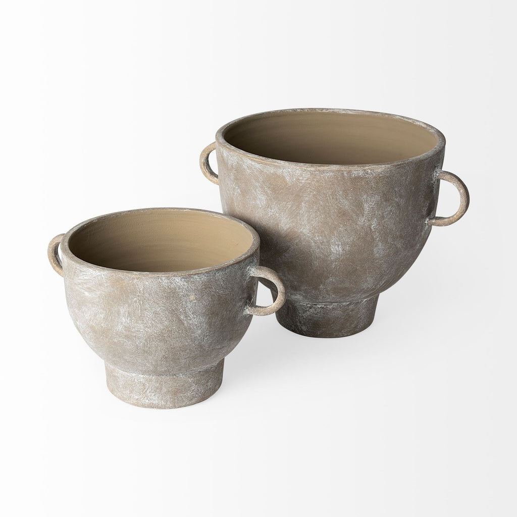 Mercana Deya 11" x 8.5" x 7.1" Ceramic Vase
