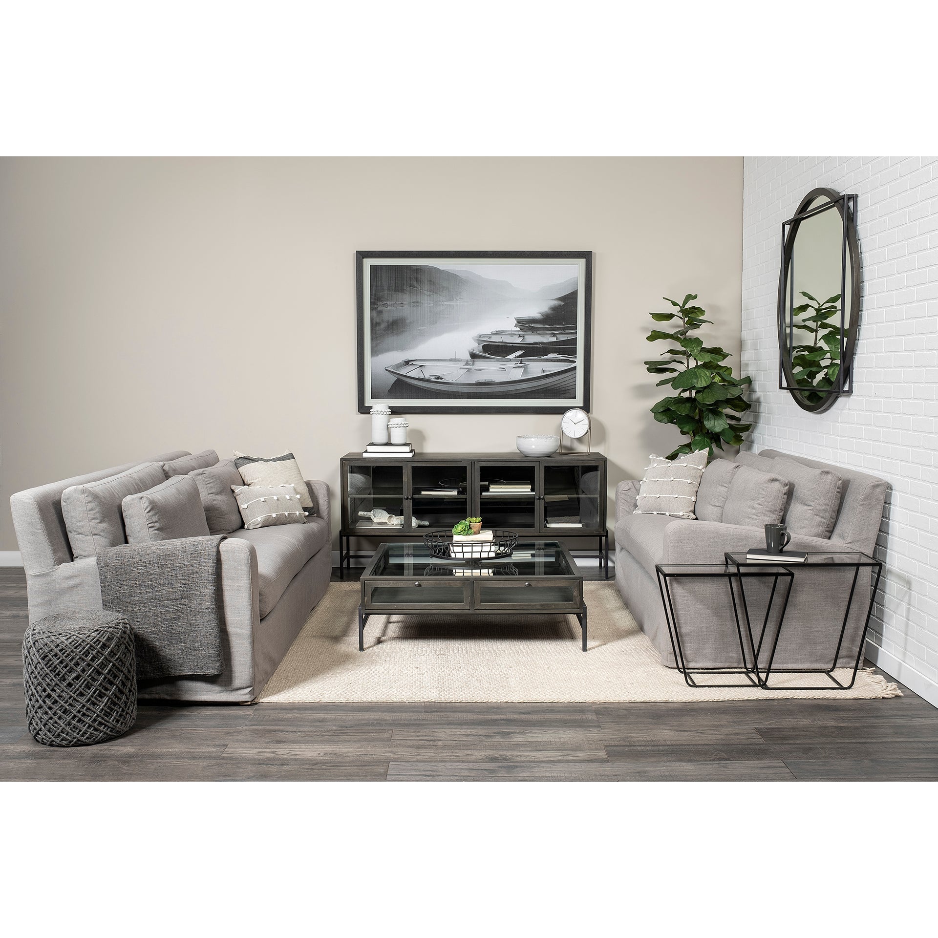 Mercana Denly 69" x 38.3" x 34.8" Polyester Standard Sofa