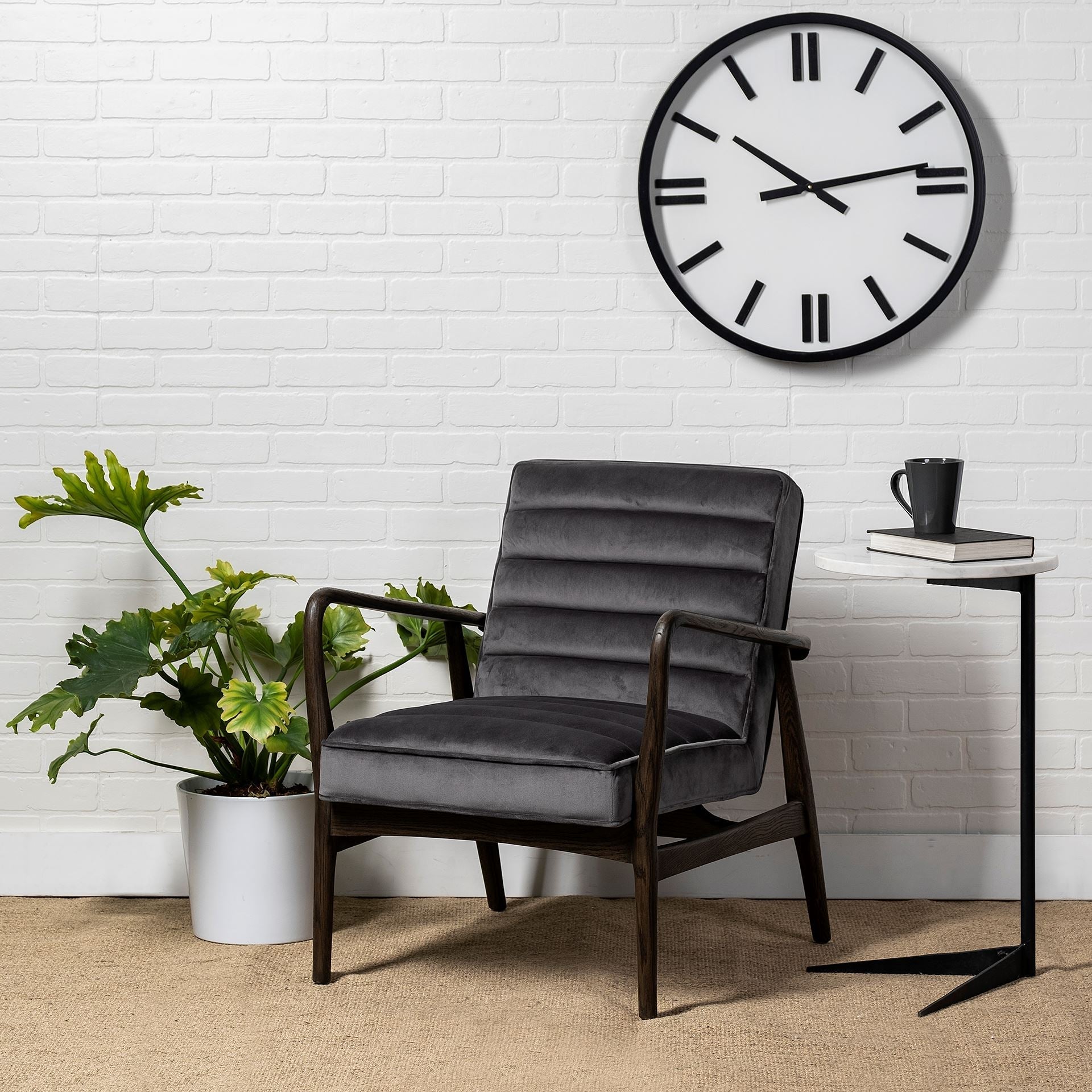 Mercana Ballatine 15" x 15" x 27" Metal Side Table