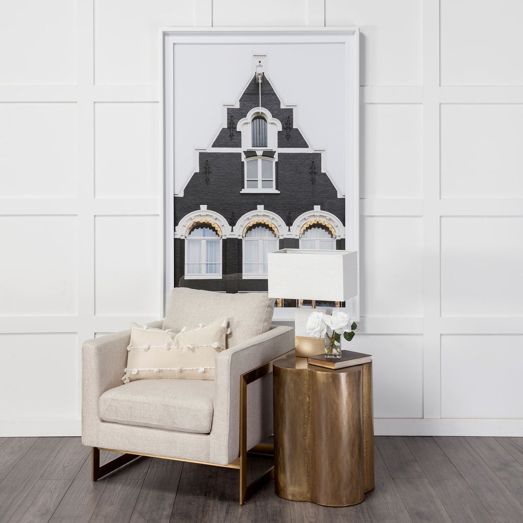 Mercana Quatrefoil 18" x 18" x 22" Side Table