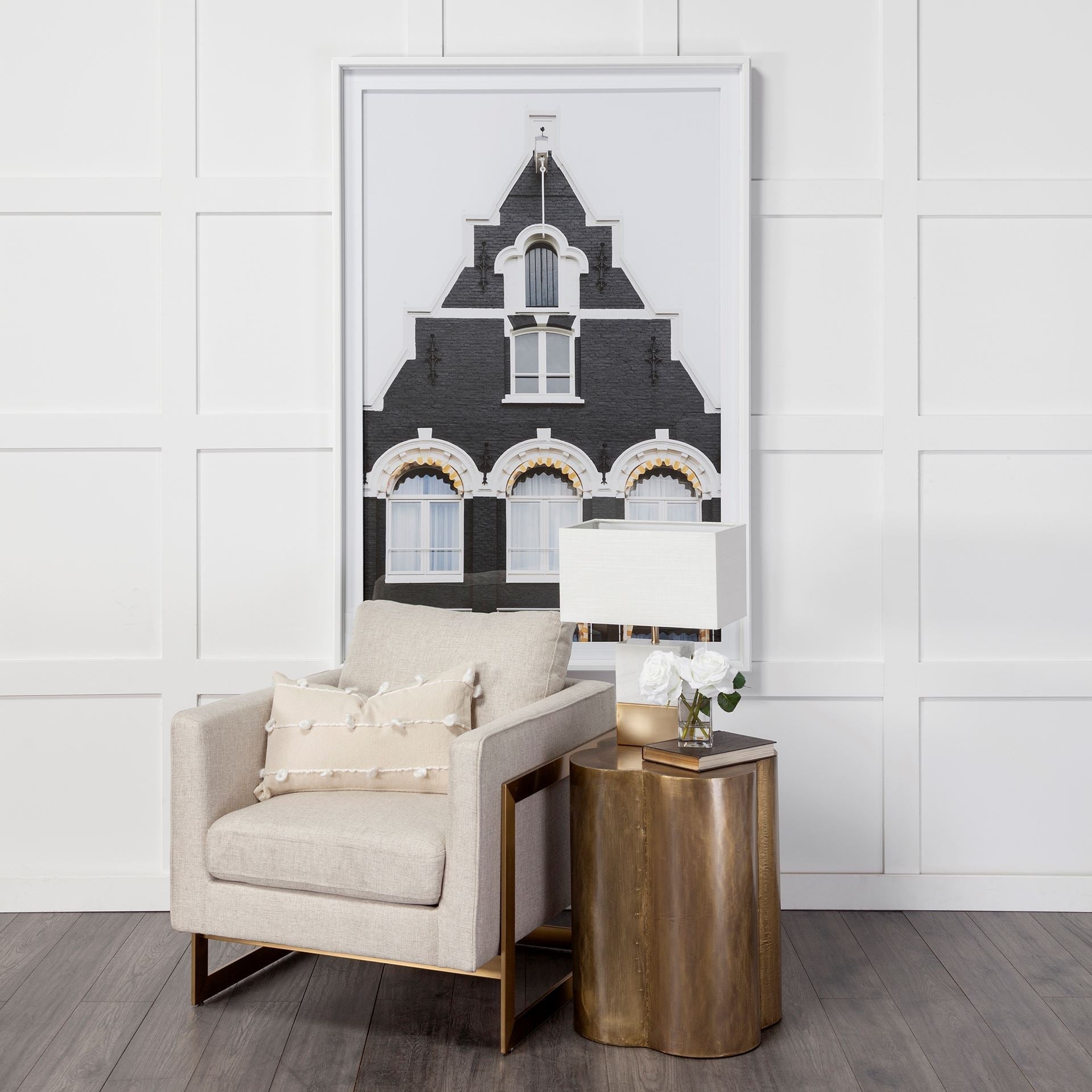 Mercana Quatrefoil 18" x 18" x 22" Side Table