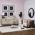 Mercana Reinhardt 36" x 36" x 16" Metal Coffee Table