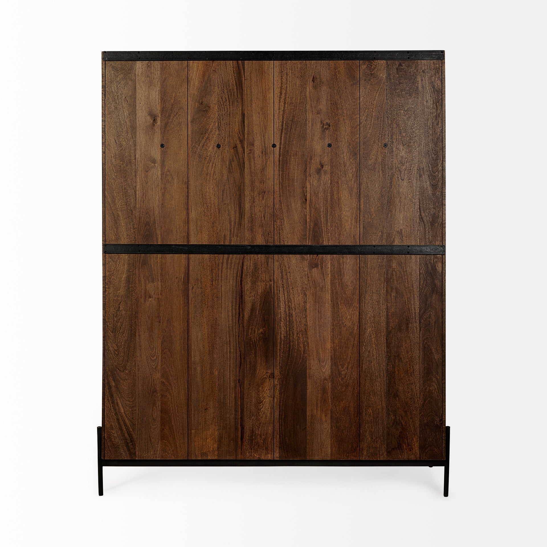Mercana Glenn 55.5" x 16.5" x 70" Solid Wood Hall Tree