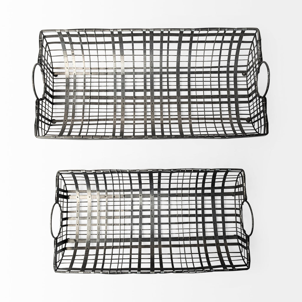 Mercana Kenneth 23.6" x 11.8" x 6.5" Basket