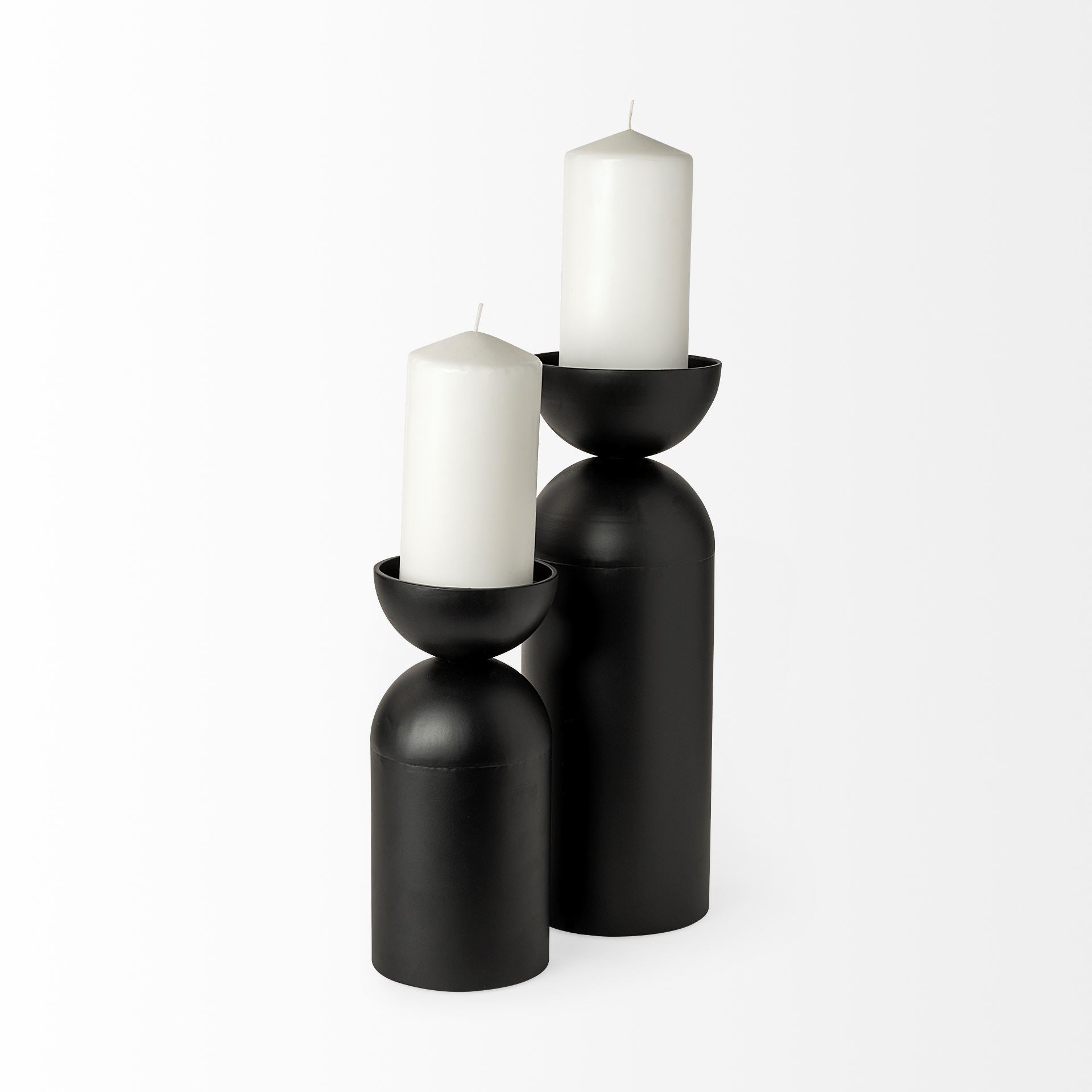 Mercana Alex 4.5" x 4.5" x 13.4" Metal Candle Holder
